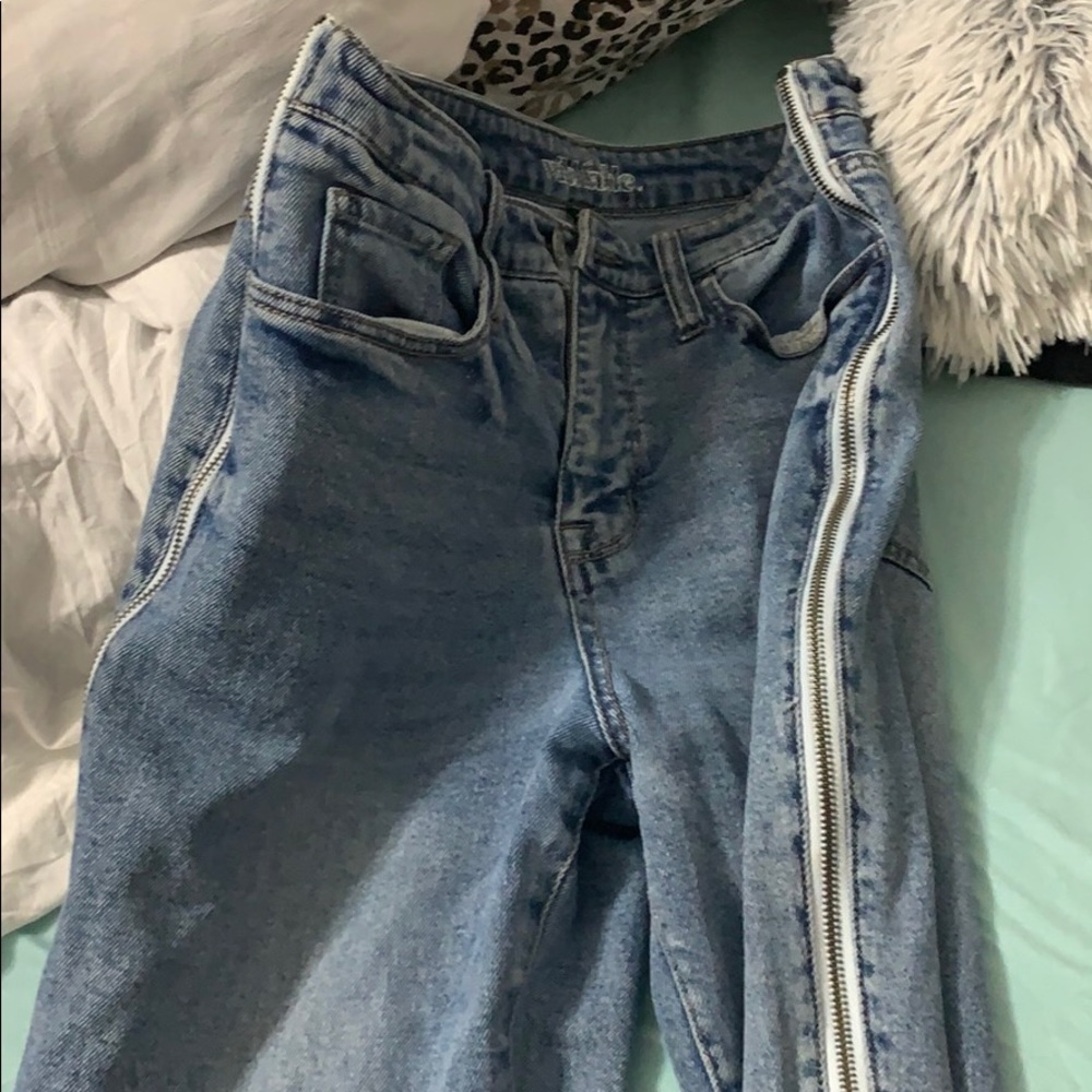 Zipper jeans